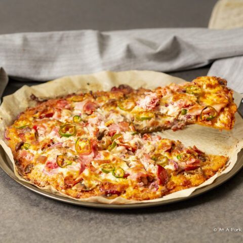 Low Carb Pork Rind Pizza Crust