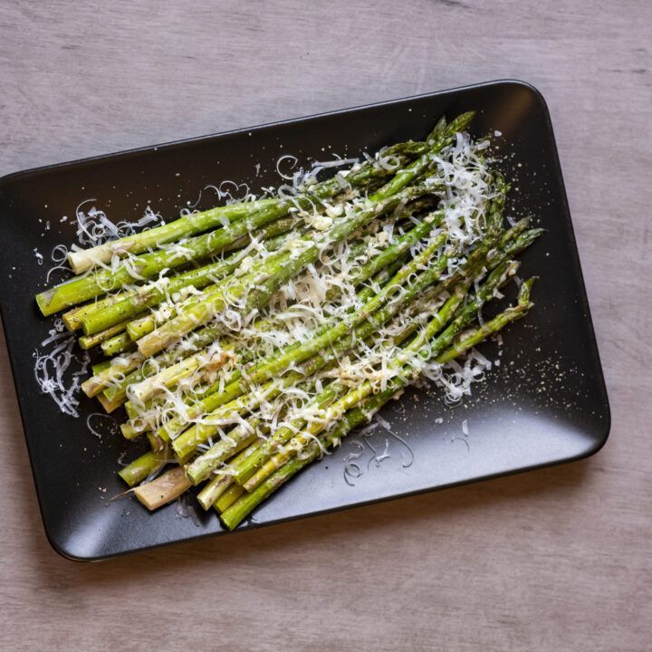 Roasted Garlic Parmesan Asparagus