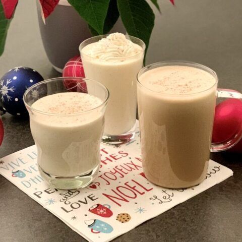 Low Carb Homemade Holiday Egg Nog
