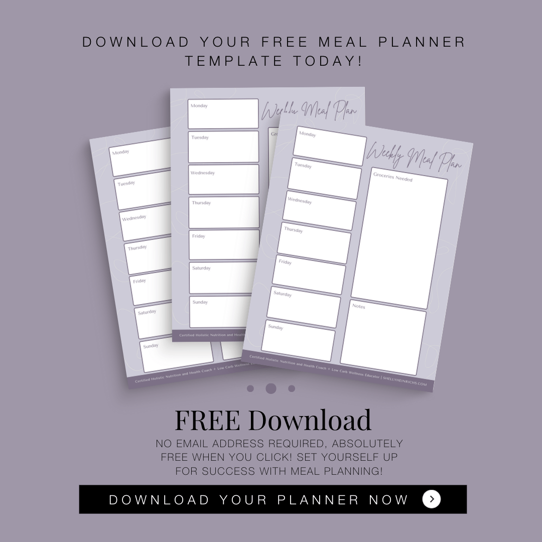 Meal Planning - Free Template