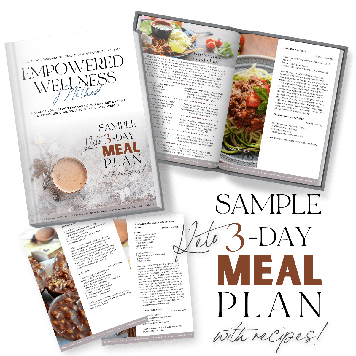 Sample Keto Meal Plan | ShellyHeinrichs.com